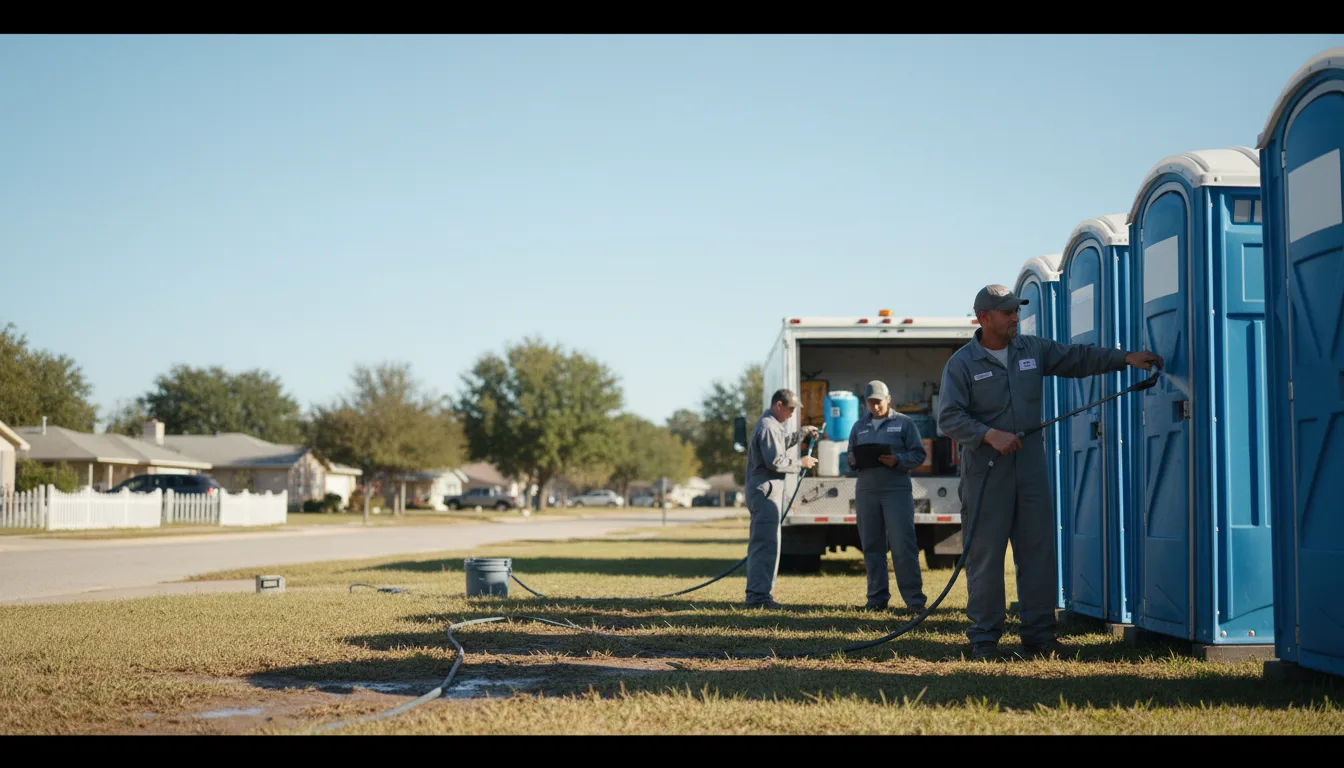 Long-Term Portable Toilet Rental in Vega, TX near me